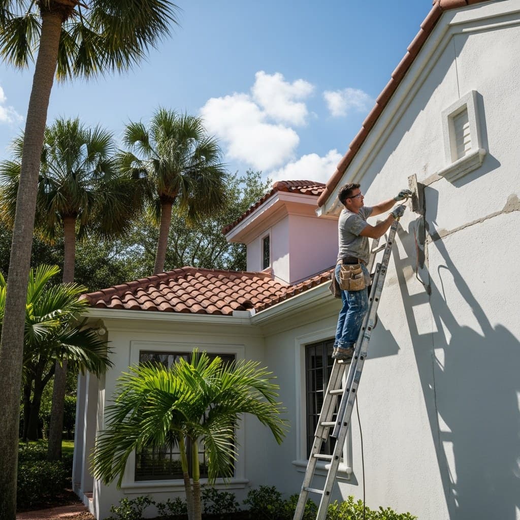 Expert stucco repair in St. Augustine Florida